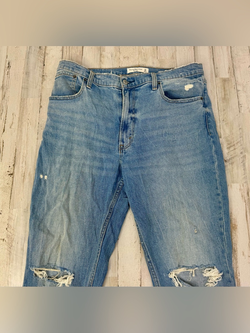 Abercrombie & Fitch Jeans 30/10S (34x25) The Skinny High Rise Blue - Picture 2 of 11